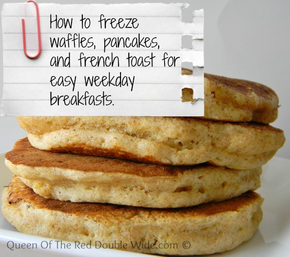 How To Freeze Waffles, Pancakes, And French Toast For Easy Weekday