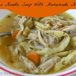 chicken soup with homemade noodles