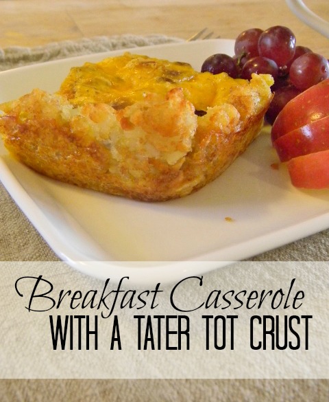 tater tot crust casserole